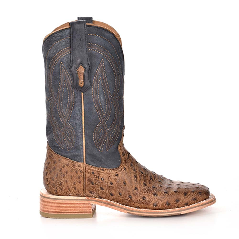 Spiral Blue Swirl Tie Die Men's Boots