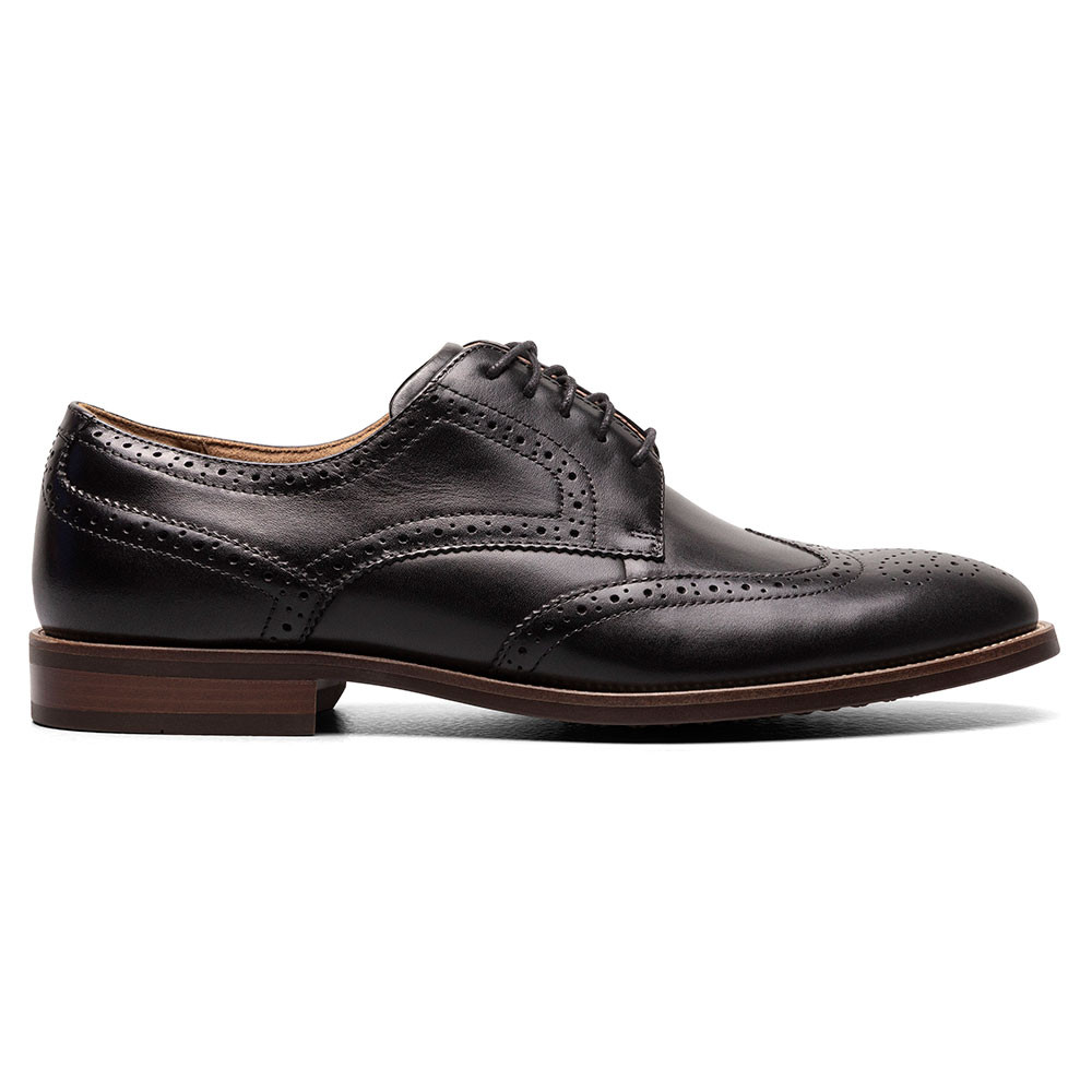 Florsheim Rucci Wingtip Oxford Men's Black Dress Shoes