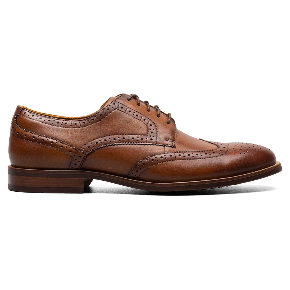Florsheim Rucci Wingtip Oxford Men's Cognac Dress Shoes Florsheim Rucci Wingtip Oxford Men's Cognac Dress Shoes