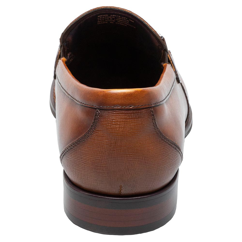 Kaylor Cognac Moc Toe Bit Slip On | Stacy Adams Dress  display picture 3