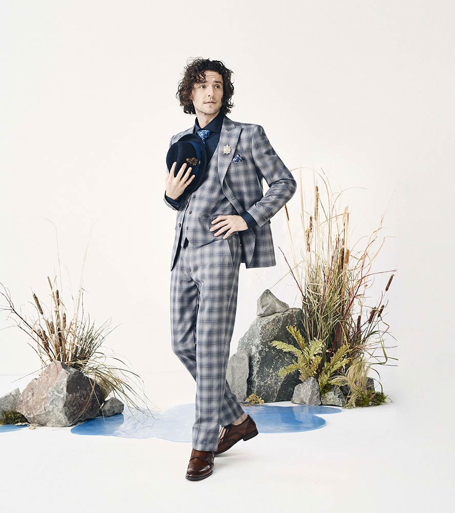 Karson Cognac Wingtip Double Monk Strap | Stacy Adams Dress  display picture 1