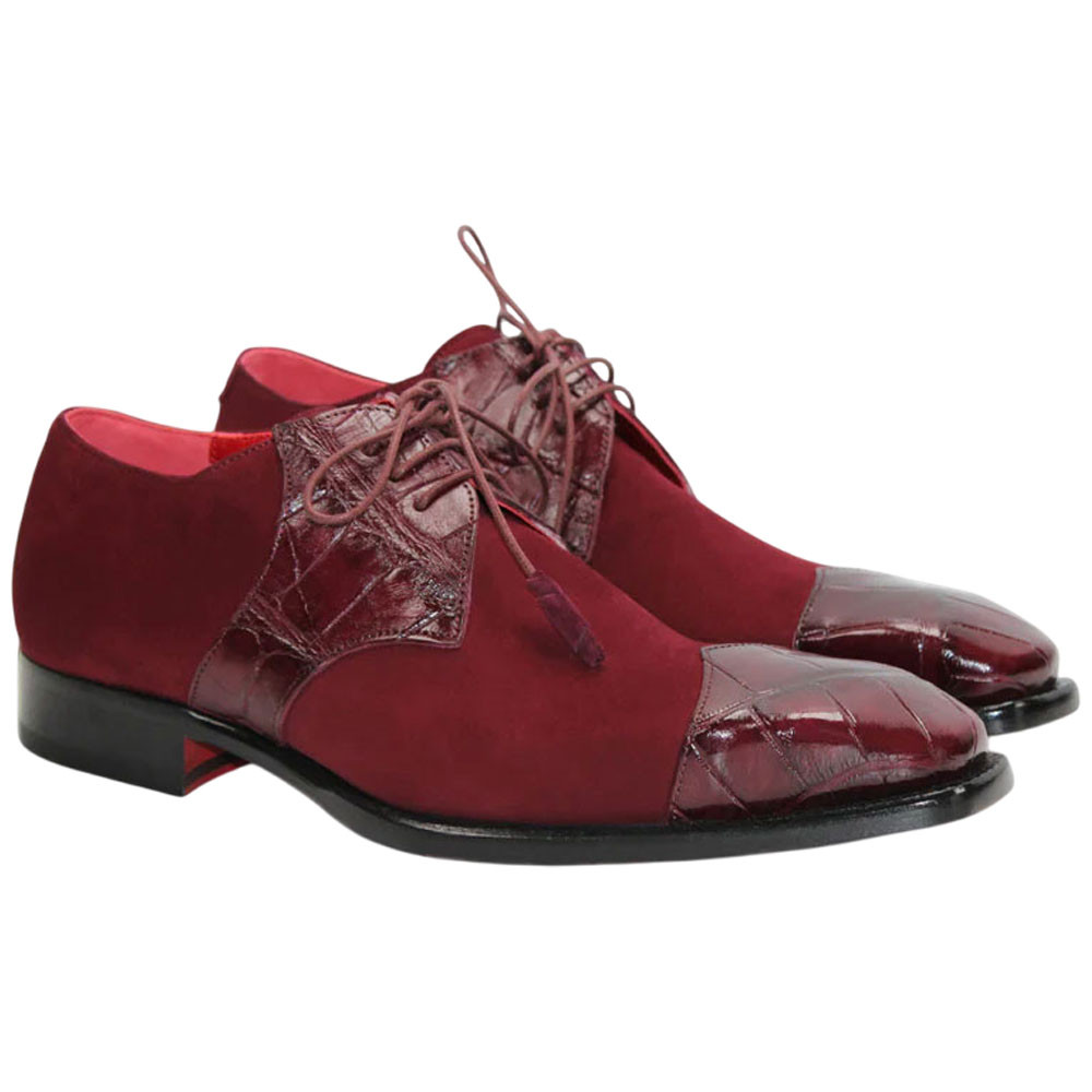burgundy suede dress shoes mens Men's Velvet Loafers Burgundy 12 main image 1