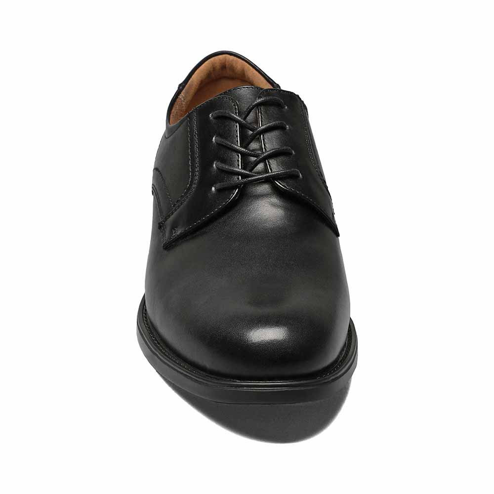 Florsheim Midtown Black Leather Plain Toe Oxford Dress Shoes display picture 2