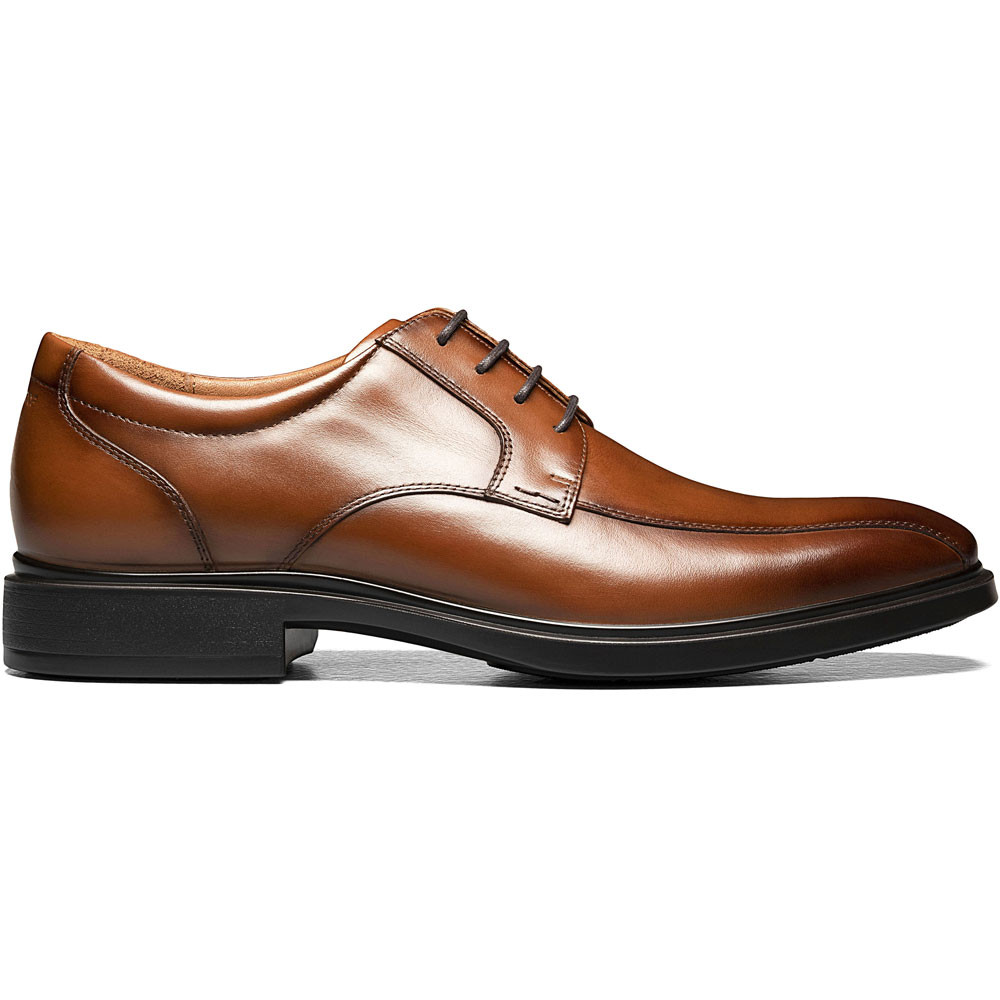 Florsheim Forecast Waterproof Bike Toe Oxford Cognac Men's Dress Shoes