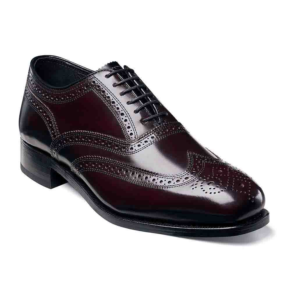 Florsheim Lexington Burgundy Leather Wing-Tip