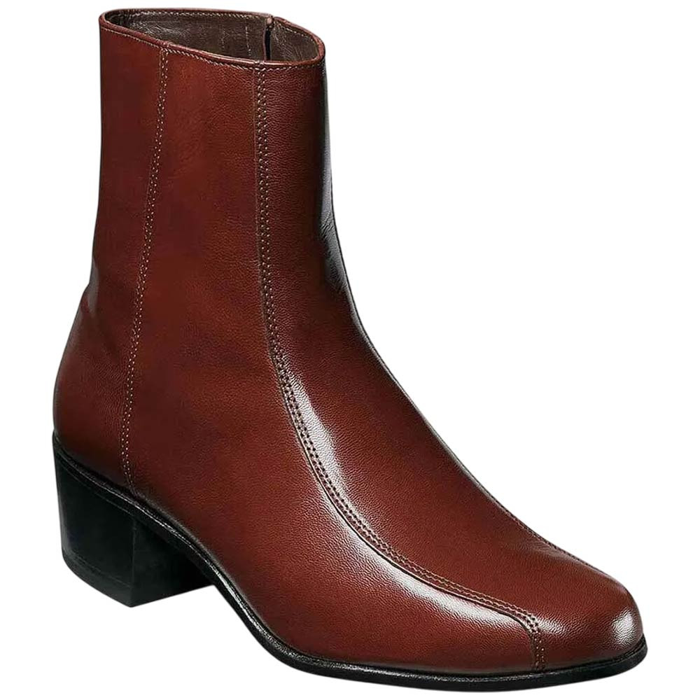 Florsheim Duke Zipper Cognac Bike Toe Boots display picture 2