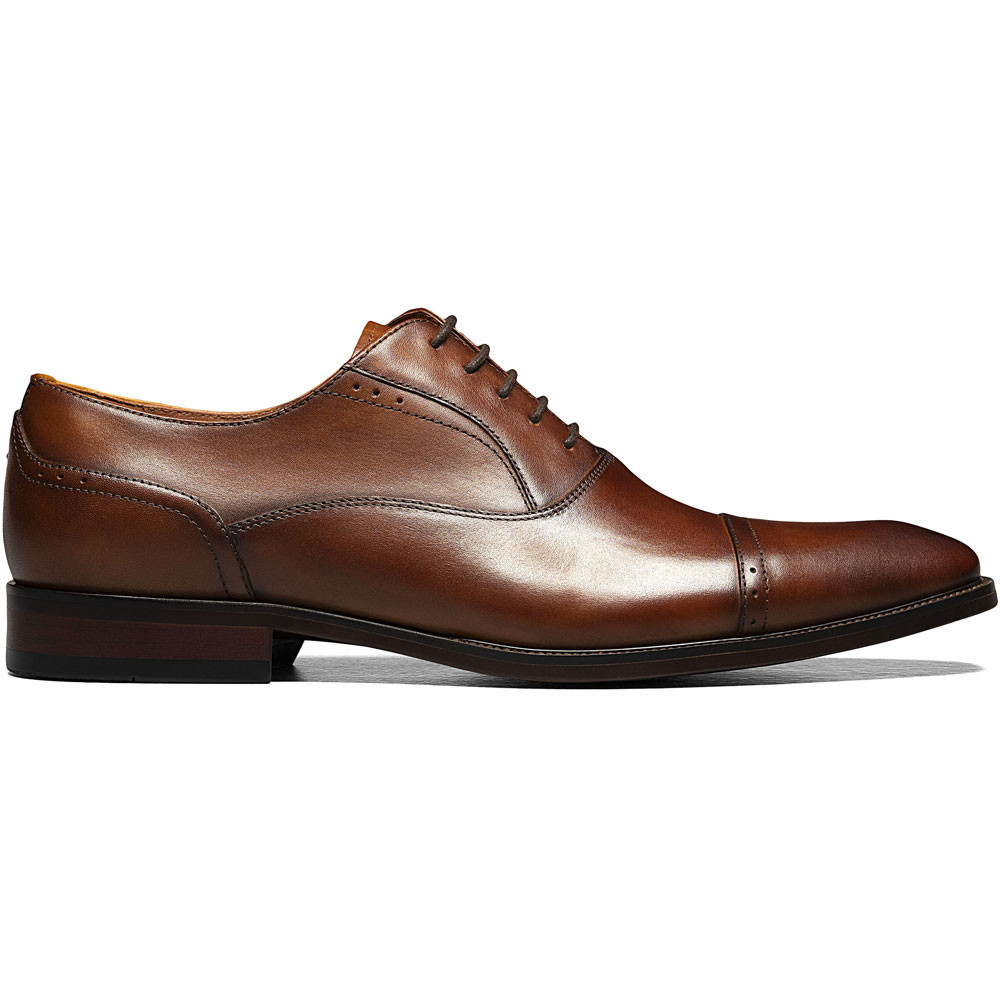 Florsheim Sorrento Cognac Cap Toe Oxford Shoes