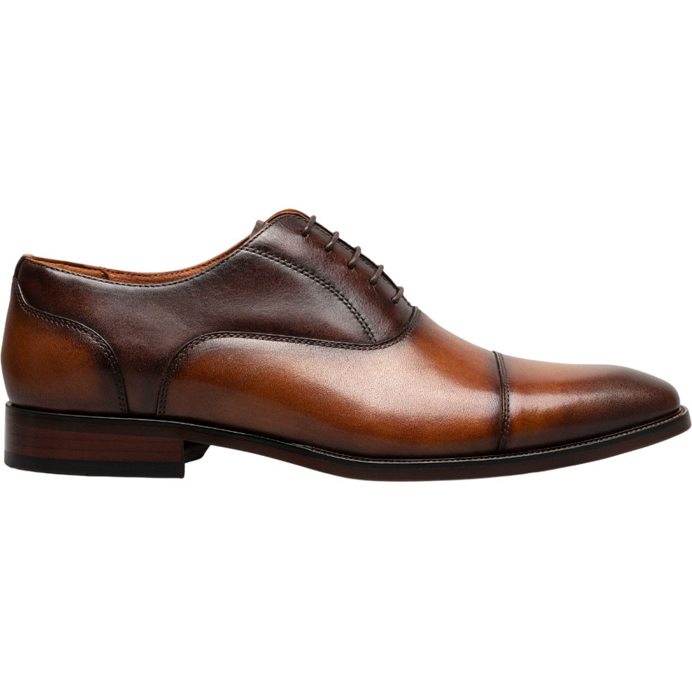 Florsheim Sorrento Cognac Multi Lux Cap Toe Balmoral Oxford Men's
