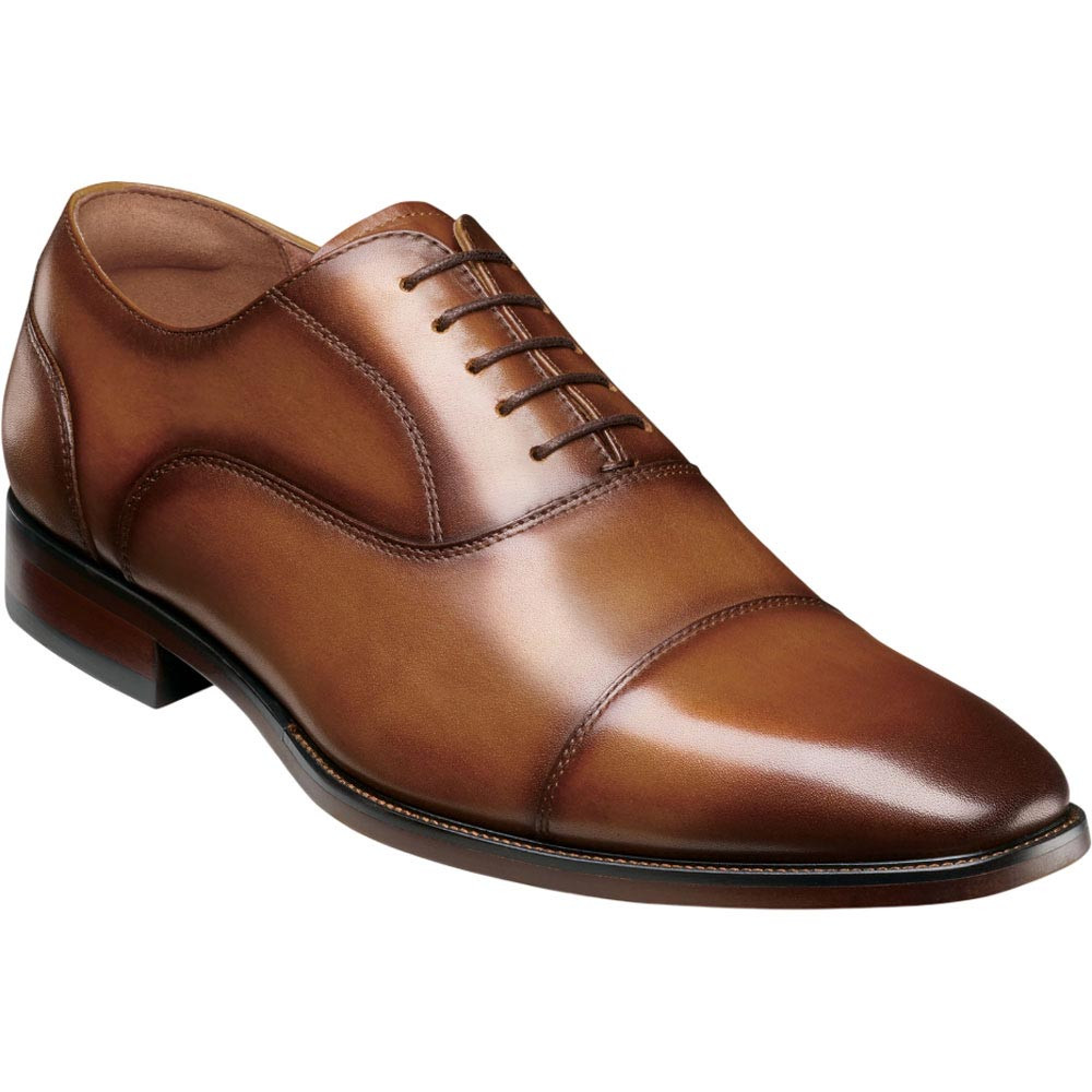Florsheim Midtown Oxford da uomo, punta semplice, Cognac, 39.5 EU