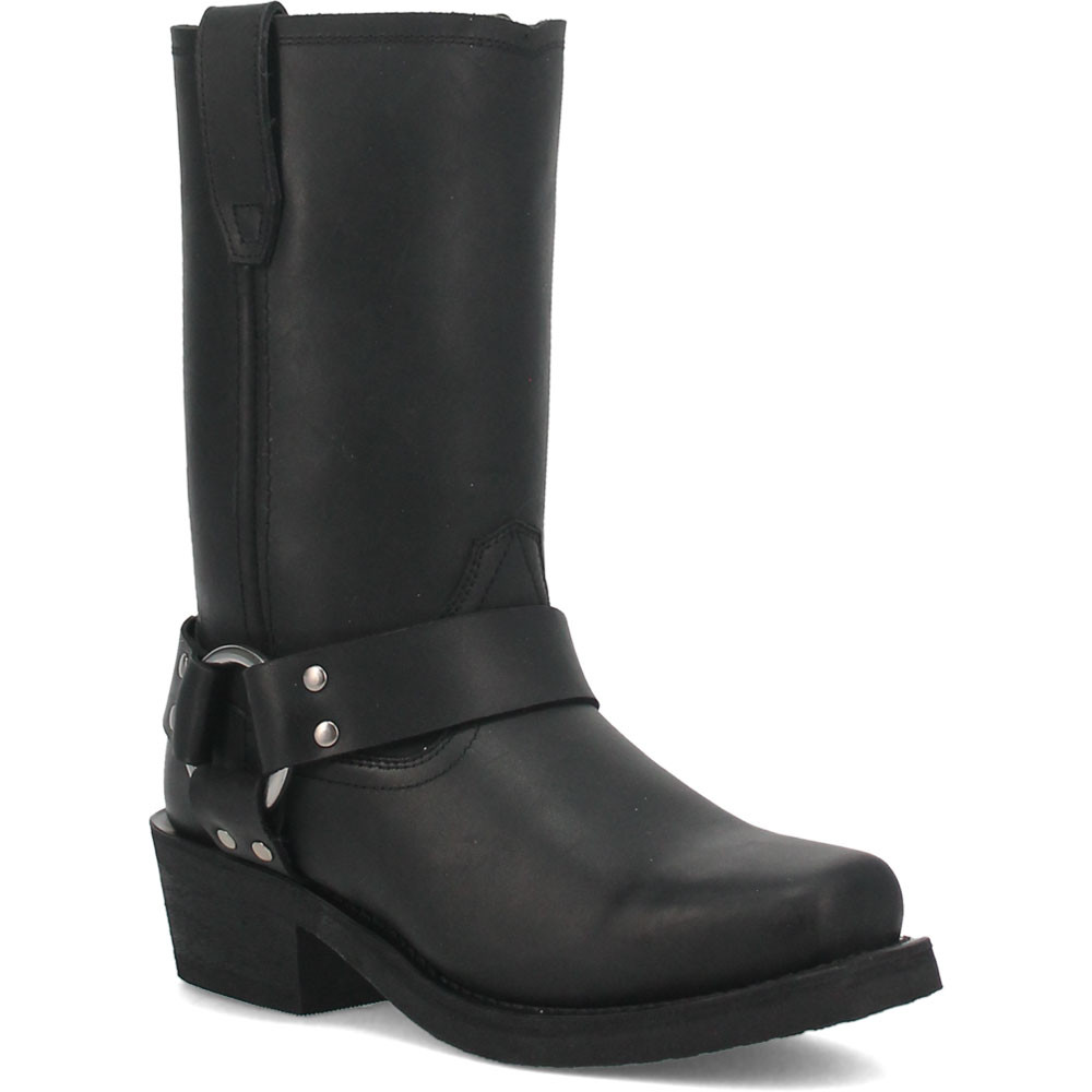 Everybody Womens 7.5 Black Italian Leather Square Toe Slip On Booties Shoes Squared-toe leather Ankle Boots main image 4