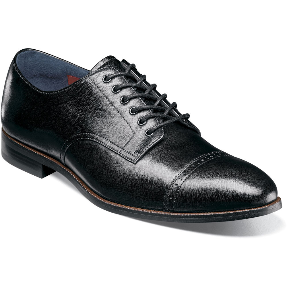 Stacy Adams Men's William Cap Toe Oxford Dress Shoes in Black