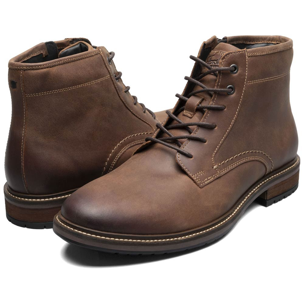 Florsheim Forge Brown CH Plain Toe Lace-Up Boot for Men