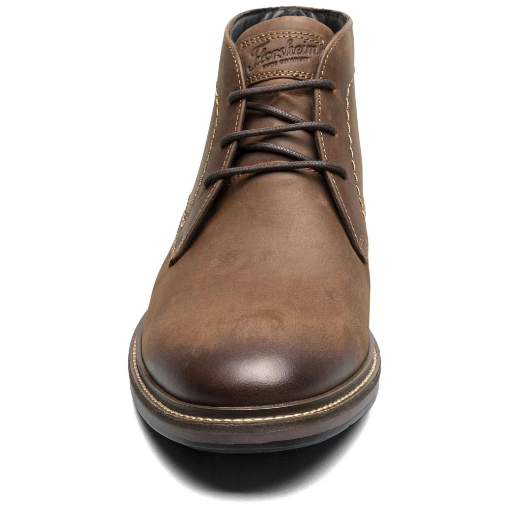 Florsheim Shoes Mens 8.5M Brown Plain Toe Distressed Leathers New Florsheim Forge Brown CH Plain Toe Chukka Boot for Men main image 2