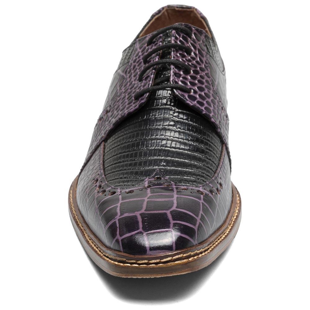 stacy adams purple dress shoes Barringer Plain Toe Oxford