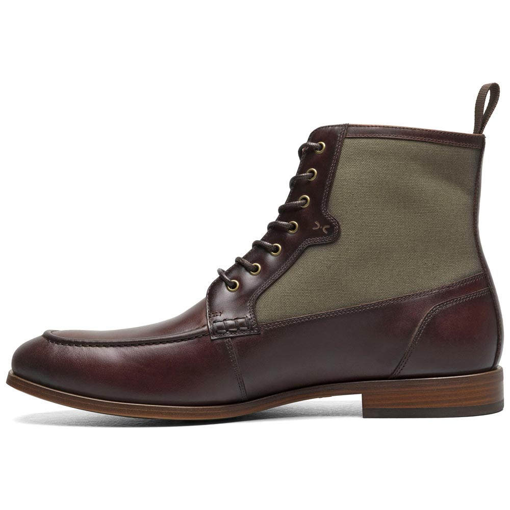 【お値下げOK！】ADAMS BOOTSウエスタンブーツ 28cm (10E) Stacy Adams Brumley Brown & Olive Lace Up Dress Boots for Men