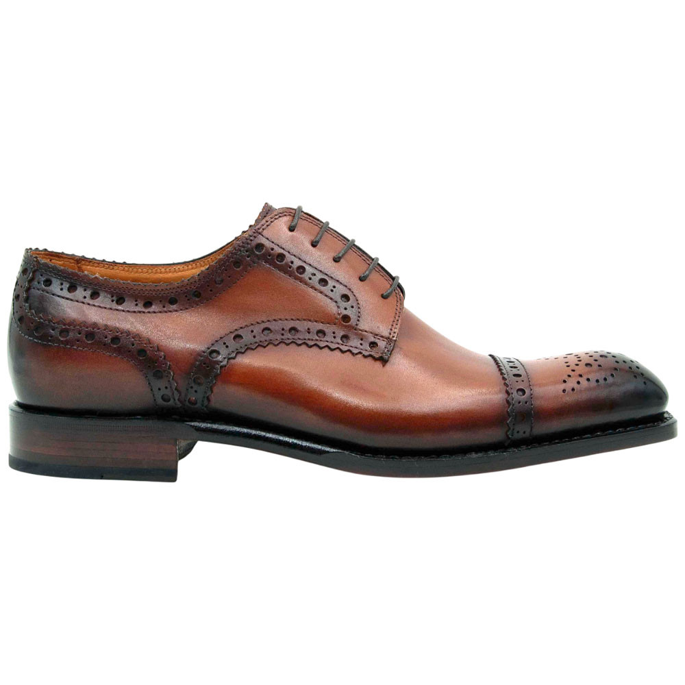 Ugo Vasare Gaelic Goodyear Welt Cap Toe Tobacco Dress Shoes 11.5
