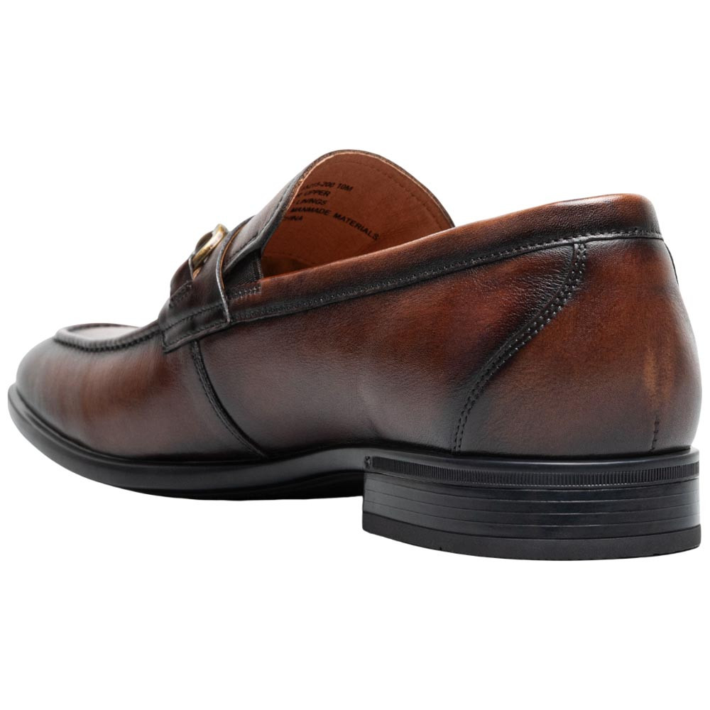 Mens Florsheim Zaffiro Moc Toe Bit Loafer II in Brown Leather. 15215 200 Florsheim Zaffiro Moc Toe Bit Loafer II – Kozmo Shoes main image 2