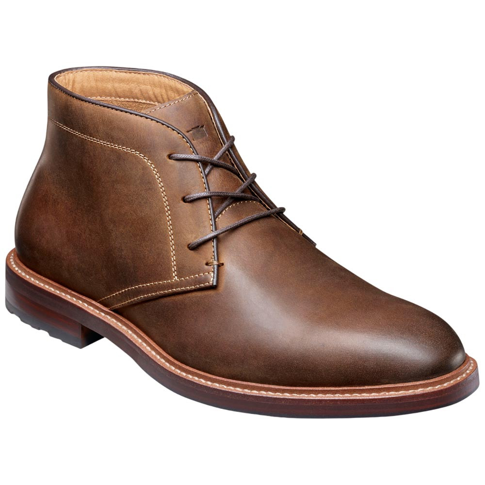 florsheim dress boots Florsheim Lodge Cap Toe Lace Up Boot 8.5 Men's Brown