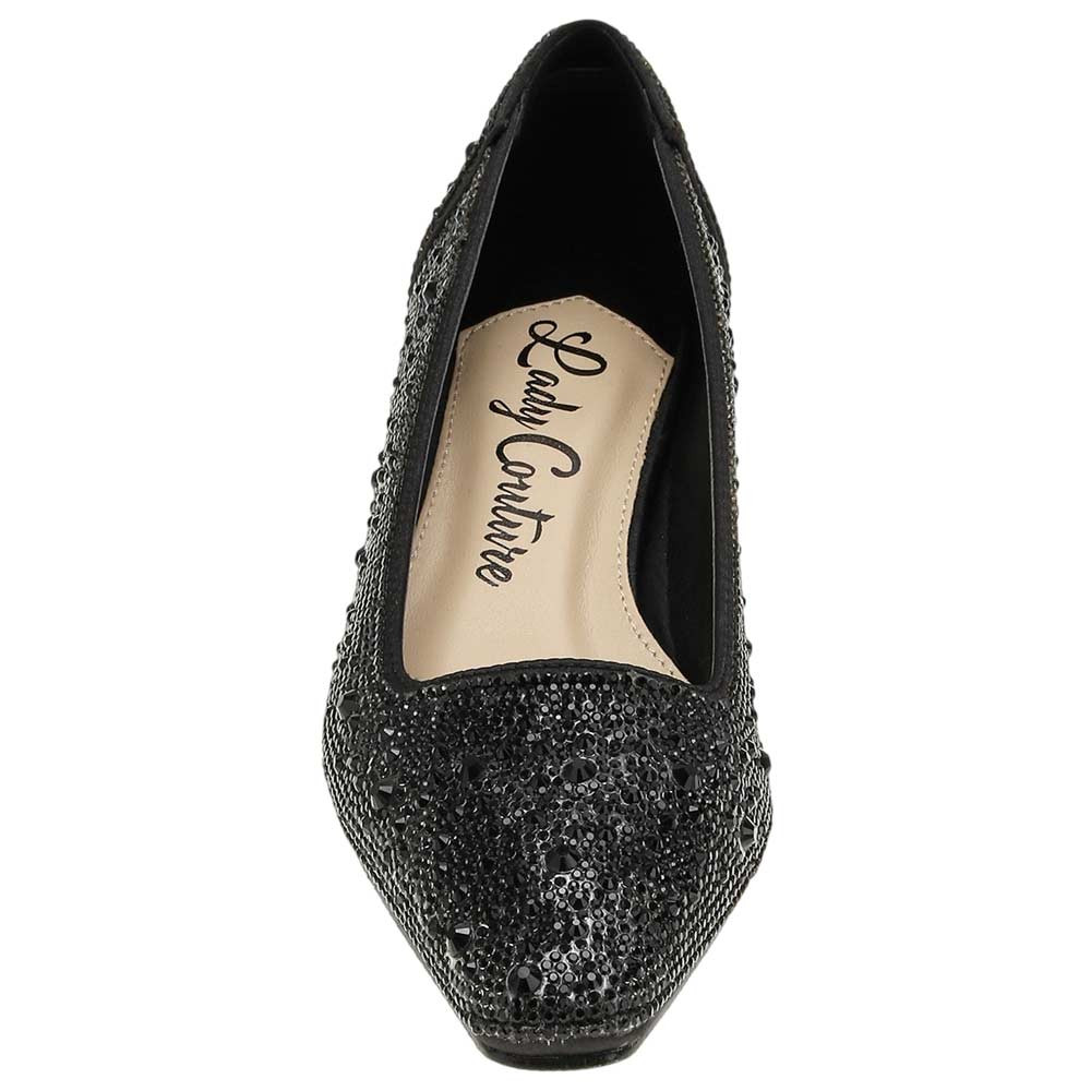 black rhinestone dress shoes After Midnight Men's Velvet Fashion Dress Shoe - Rhinestone Loafer - Black - 7