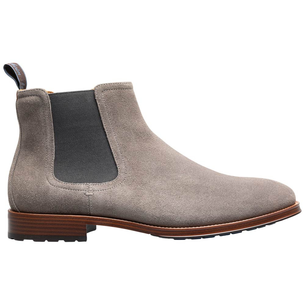 チャオズ1392 Florsheim Men's Lug Charcoal Suede Leather Chelsea Boot Rucci