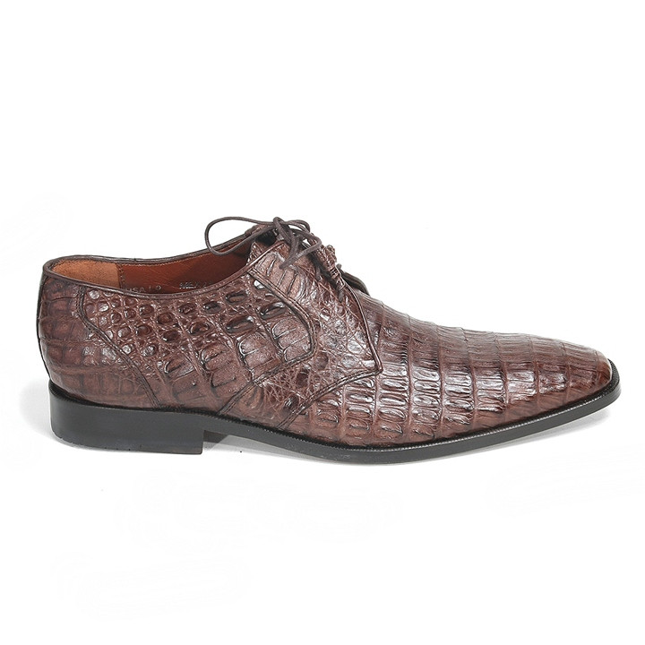 Mens Gator Belly Dress Shoe Exotic Los Altos – Black