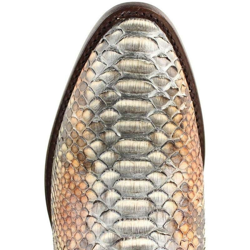 Los Altos Men's Natural Python Snakeskin Boots