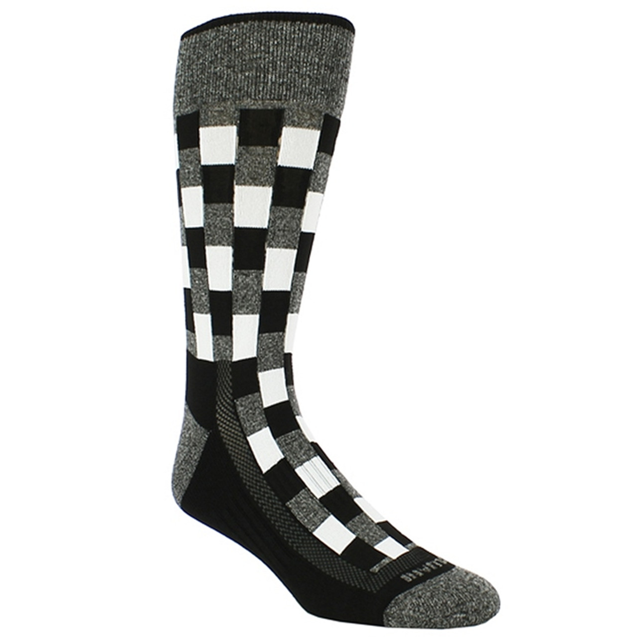 black and white dress socks