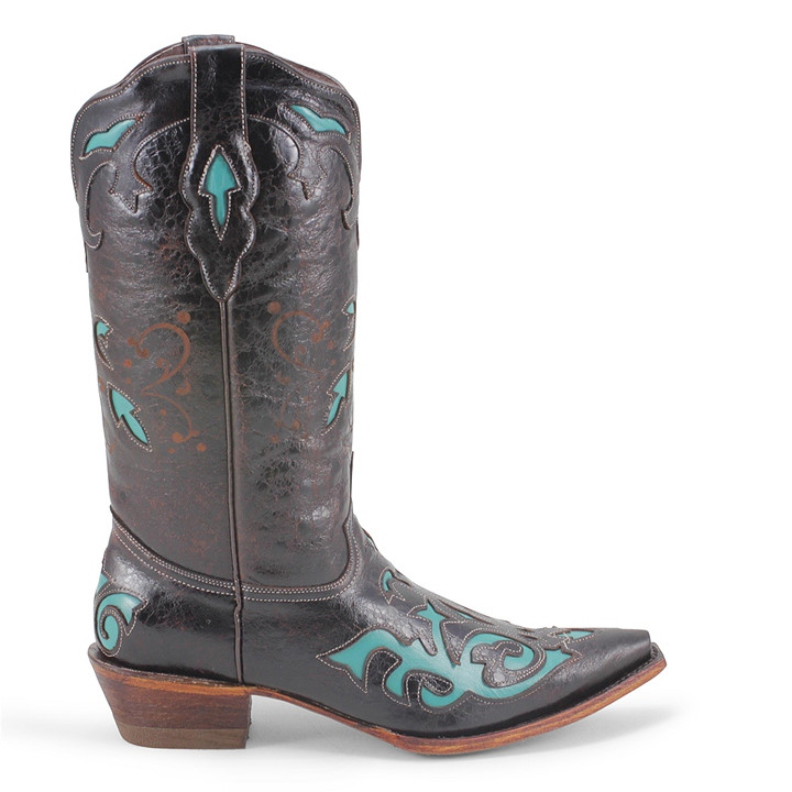 Bottes Western Homme Pecos Bill Taille 11,5 US - Cuir Bullhide Beige - Neuf Avec Boîte