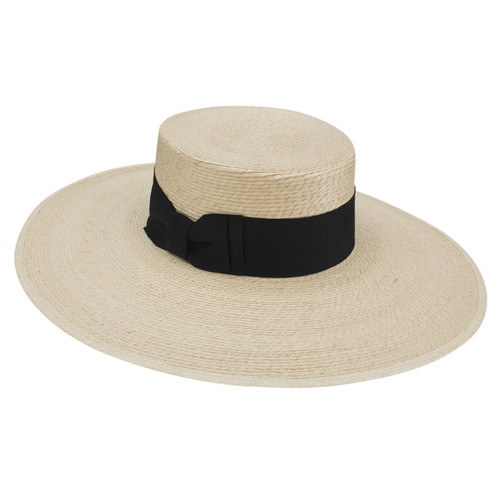Natural Palm Firm Finish Ladies Straw Hat