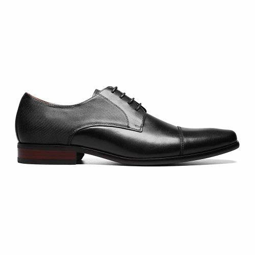 Florsheim Pro-Lace- Up Cap Toe Black Oxford