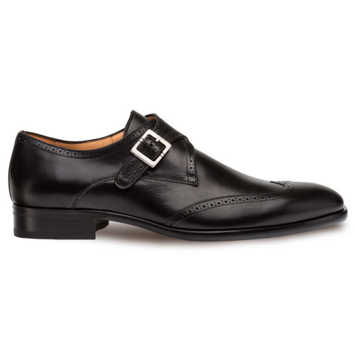 Deerskin Mens Monkstrap Slip-on Shoes
