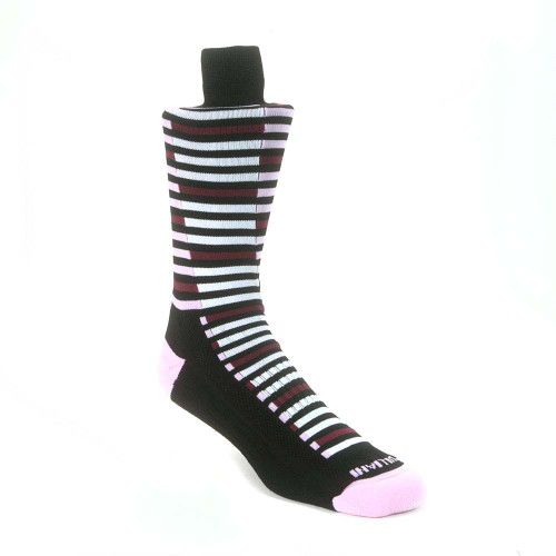 Rosa Seminole-Horizontalstreifensocken von Remo Tulliani