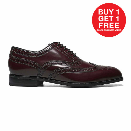 Florsheim Lexington Oxford Burgundy Wingtip Shoes