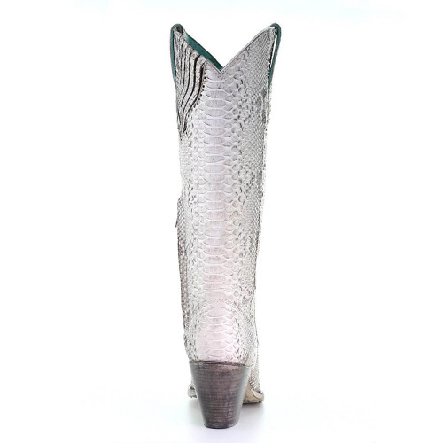 Corral White Cowgirl Python Boots | Arrowsmith Shoes