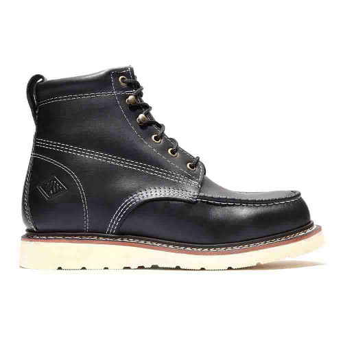 Bonanza Frontier Classic 6-Inch Black Moc Toe Boots Bonanza Frontier Classic 6-Inch Black Moc Toe Boots