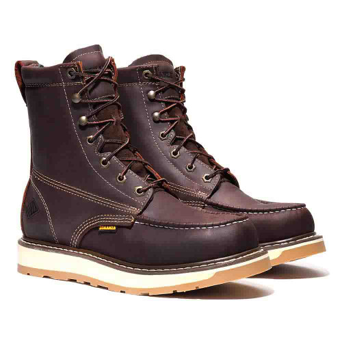 Jack & Jones Vintage Leather Logger Work Boots 8 12