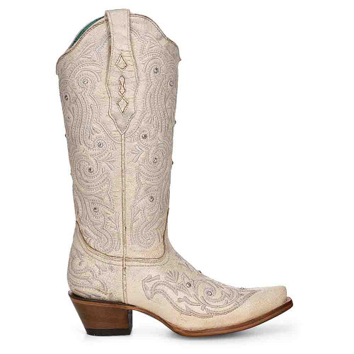 Corral Women's Snip Toe Embroidery & Crystal Boots Corral Women's Snip Toe Embroidery & Crystal Boots