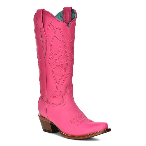 Corral Women’s Snip Toe Fuchsia Pink Embroidered Boots