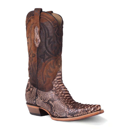 Corral Men's Western Brown Python & Lamb Boots