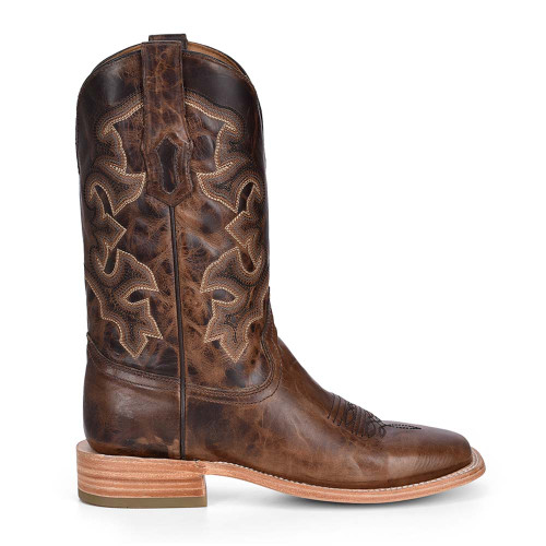 Corral Men's Wide Square Toe Western Moka Embroidered Boots Corral Men's Wide Square Toe Western Moka Embroidered Boots