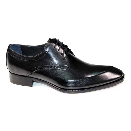 Duca Di Matiste Arpino Men's Oxford Black Calf-Skin Leather Shoes