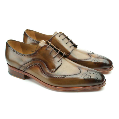 Mister Arga Dress Natural Calfskin Wingtip Shoes