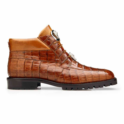 Belvedere Gallardo Antique Men's Sport Caiman Crocodile Boots