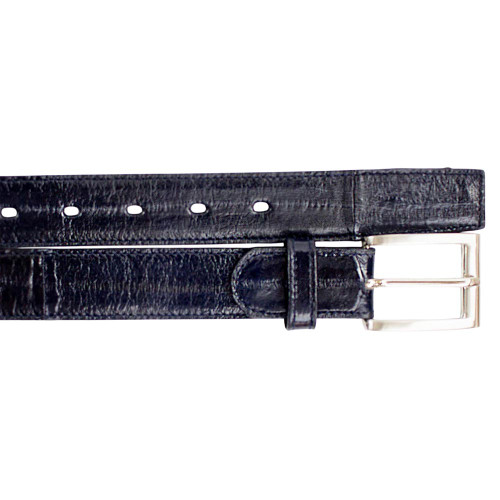 Belvedere Men's Navy Eel Belt Belvedere Men's Navy Eel Belt