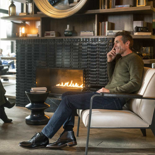 Florsheim Rucci Plain Toe Black Chukka Boots