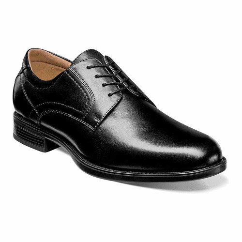 Florsheim Midtown Black Leather Plain Toe Oxfords Florsheim Midtown Black Leather Plain Toe Oxfords