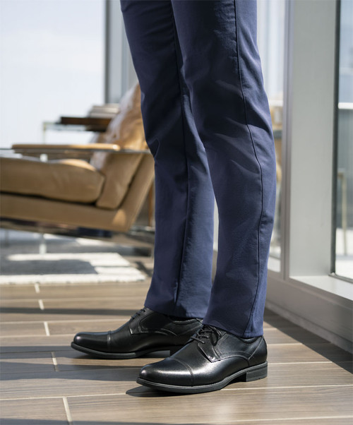 Florsheim Midtown Black Leather Cap Toe Oxfords Florsheim Midtown Black Leather Cap Toe Oxfords