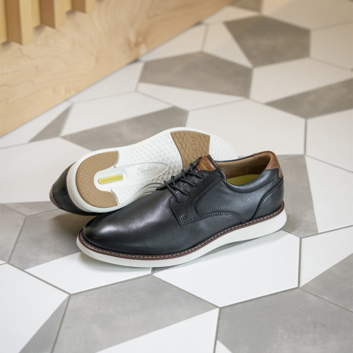 Florsheim Launch Black Multi Plain Toe Oxford Men's Shoes