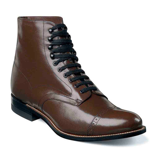 Madison Cap Toe Brown Boot | Stacy Adams Dress Boots for Men