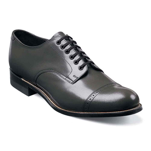 Stacy Adams Madison Gray Kidskin Leather Cap Toe Oxfords Stacy Adams Madison Gray Kidskin Leather Cap Toe Oxfords